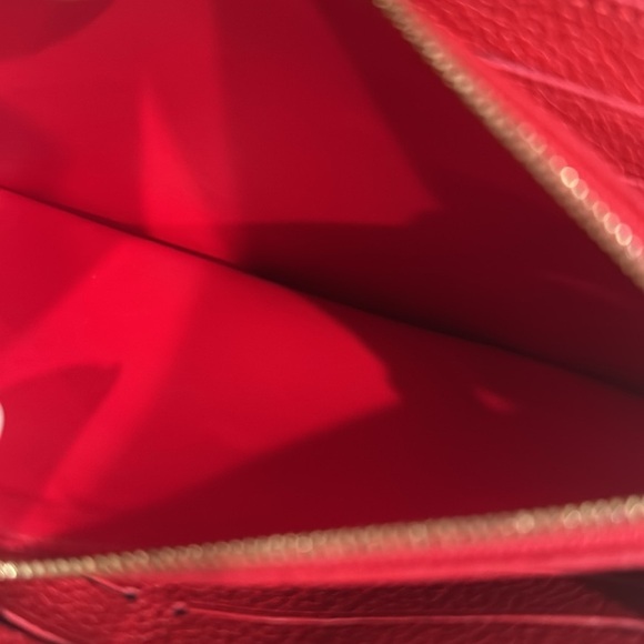 Louis Vuitton Sarah Empreinte Wallet in Scarlet - Picture 9 of 13